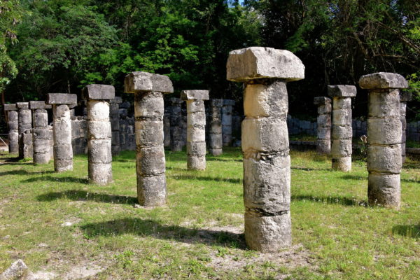 Southeastern Colonnade at Chichen Itza, Mexico - Encircle Photos