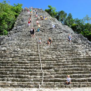 Tallest Pyramid in Yucatán at Mayan Ruins in Coba, Mexico - Encircle Photos