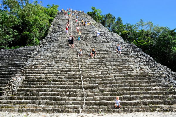 Tallest Pyramid in Yucatán at Mayan Ruins in Coba, Mexico - Encircle Photos