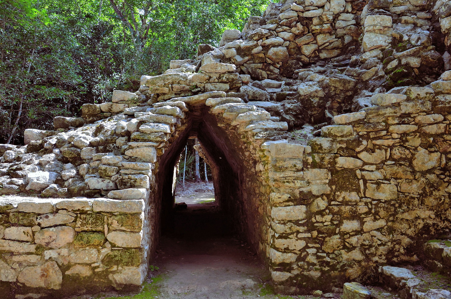 Corbel Arch at Mayan Ruins in Coba, Mexico Encircle Photos