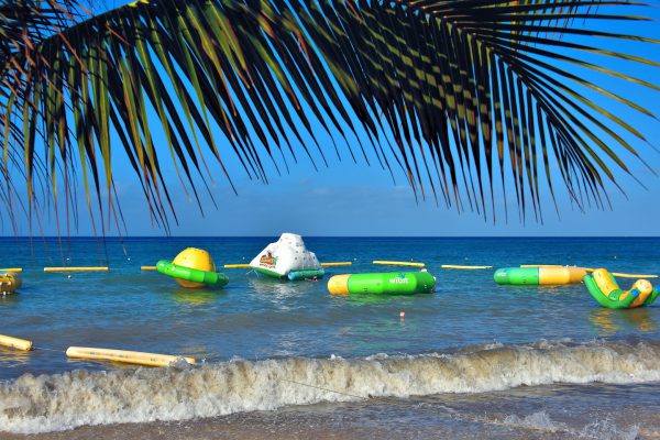 Inflatable Water Toys near San Miguel, Cozumel, Mexico - Encircle Photos