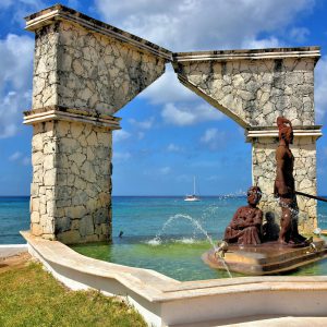 Monument of Two Cultures in San Miguel, Cozumel, Mexico - Encircle Photos