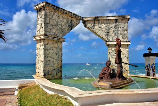 Monument of Two Cultures in San Miguel, Cozumel, Mexico - Encircle Photos