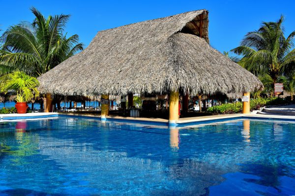 Pool Bar at Mr. Sanchos near San Miguel, Cozumel, Mexico - Encircle Photos