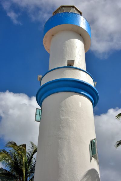 Punta Langosta Lighthouse in San Miguel, Cozumel, Mexico - Encircle Photos