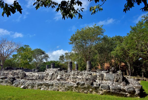 The Columns Building at San Gervasio near San Miguel, Cozumel, Mexico - Encircle Photos