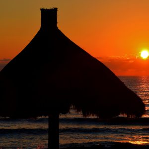Sunrise over Caribbean Sea at Riviera Maya, Mexico - Encircle Photos