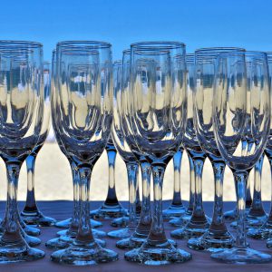 Destination Wedding Champagne Glasses at Riviera Maya, Mexico - Encircle Photos