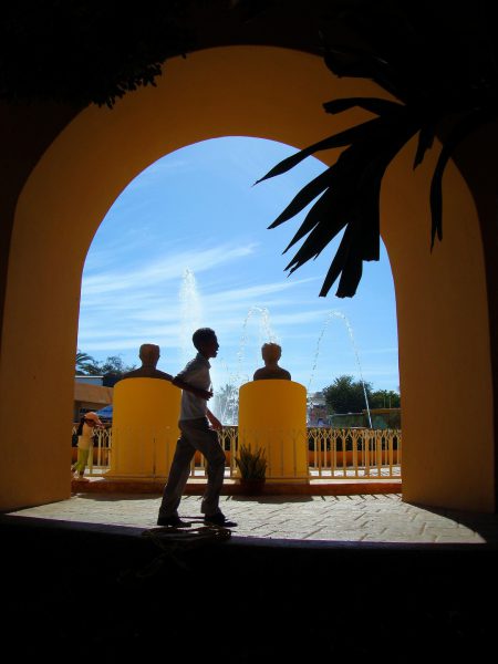 Skateboarding at Cabeños Ilustres Monument in San José del Cabo, Mexico - Encircle Photos