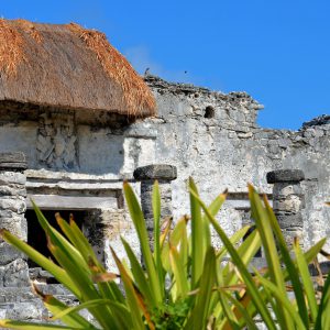 House of the Halach Uinic Close Up at Mayan Ruins in Tulum, Mexico - Encircle Photos