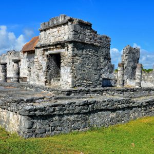 House of the Halach Uinic Raised Platform at Mayan Ruins in Tulum, Mexico - Encircle Photos