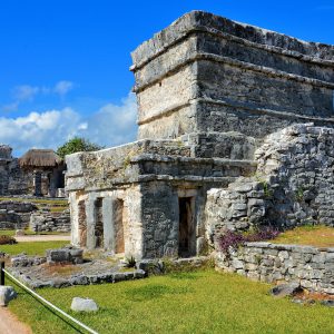 Roped Off Walking Path at Mayan Ruins in Tulum, Mexico - Encircle Photos
