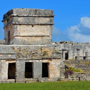 Temple of the Frescos at Mayan Ruins in Tulum, Mexico - Encircle Photos