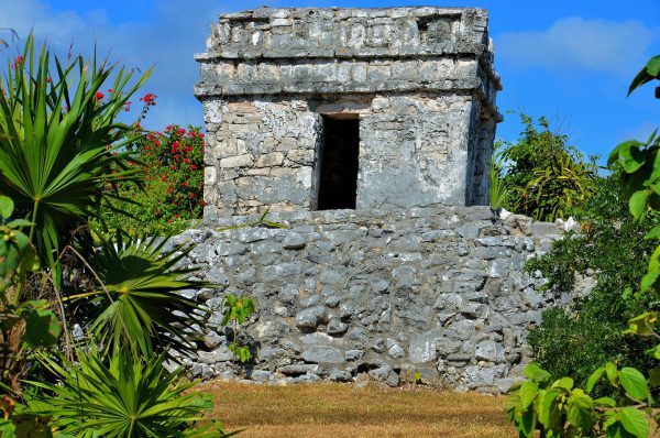 Watch Tower Temple at Mayan Ruins in Tulum, Mexico - Encircle Photos