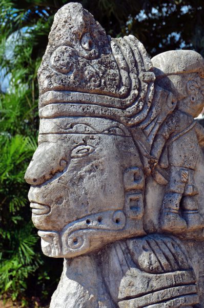 Kukulkan Statue in Tulum Pueblo, Mexico - Encircle Photos