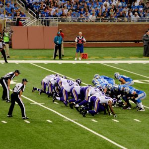 Detroit Lions Minnesota Vikings Football Game at Ford Field in Detroit, Michigan - Encircle Photos