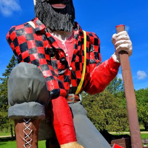 Paul Bunyan Statue in Akeley, Minnesota - Encircle Photos
