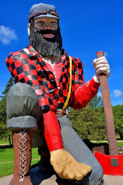 Paul Bunyan Statue in Akeley, Minnesota - Encircle Photos