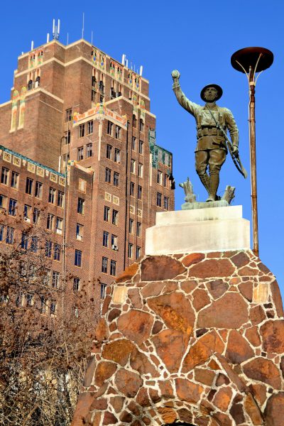 WWI Doughboy Statue  in Meridian, Mississippi - Encircle Photos