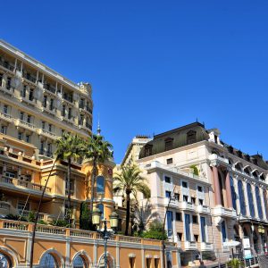 Buildings along Avenue D’Ostende in Monte Carlo, Monaco - Encircle Photos