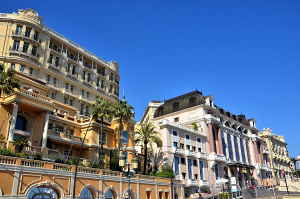 Buildings along Avenue D’Ostende in Monte Carlo, Monaco - Encircle Photos