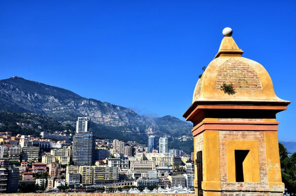 Sentry Tower and Elevated View of Monte Carlo, Monaco - Encircle Photos