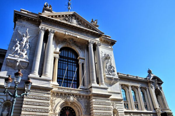 Monégasque Coat of Arms in Monte Carlo, Monaco - Encircle Photos