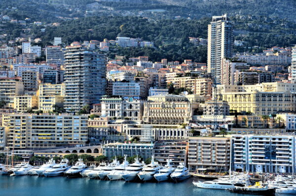 Chapter 32: Skyline from Port Hercule in Monte Carlo, Monaco - Encircle Photos