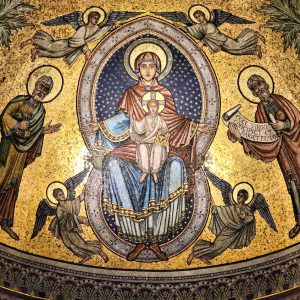 Saint Nicholas Cathedral Apse Mosaic in Monte Carlo, Monaco - Encircle Photos