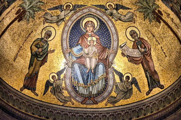 Saint Nicholas Cathedral Apse Mosaic in Monte Carlo, Monaco - Encircle Photos