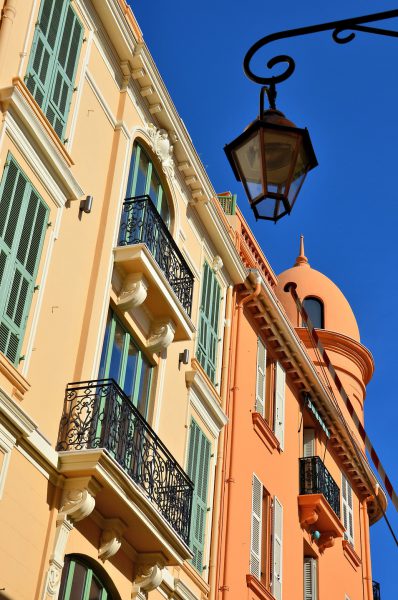 Sherbet Colored Buildings in Monaco-Ville, Monaco - Encircle Photos