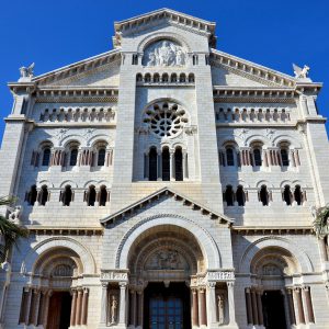 Saint Nicholas Cathedral Front Façade in Monte Carlo, Monaco - Encircle Photos