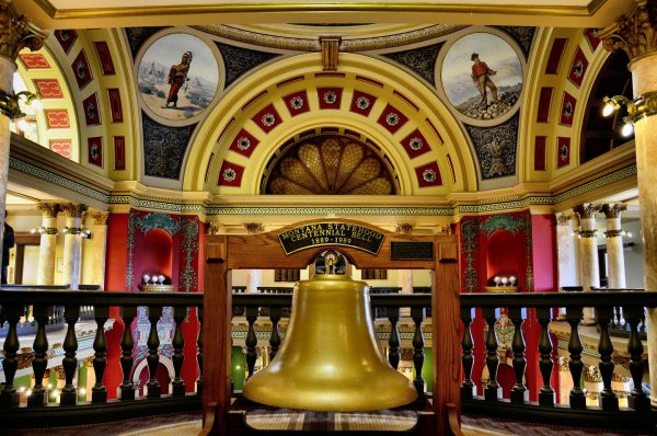 Montana State Capitol Statehood Centennial Bell in Helena, Montana - Encircle Photos