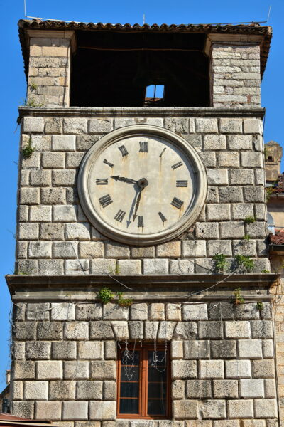 Chapter 16: Limestone Clock Tower in Kotor, Montenegro - Encircle Photos