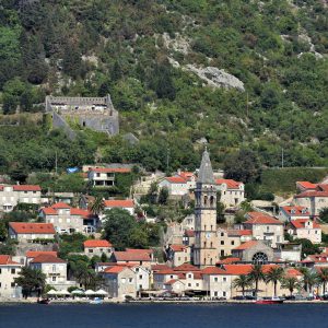 Waterfront Cityscape of Perast, Montenegro - Encircle Photos