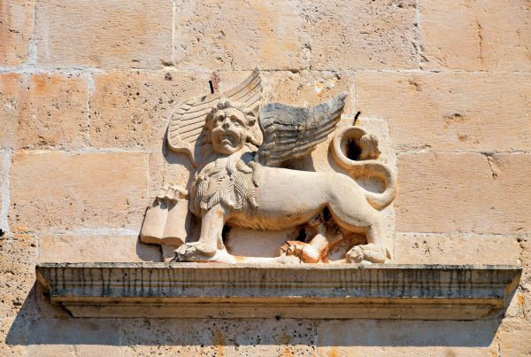 Winged Lion of St. Mark in Perast, Montenegro - Encircle Photos