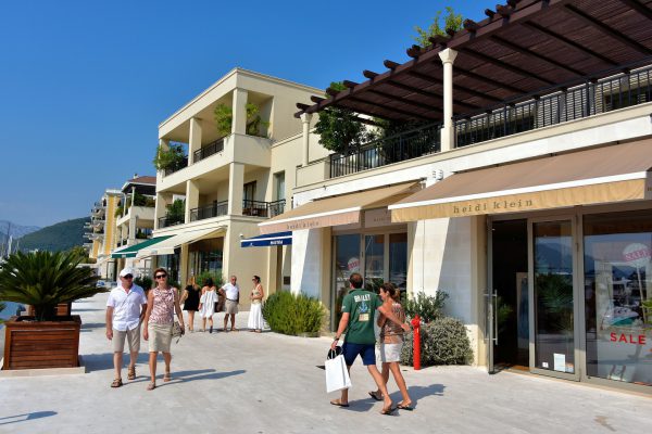 Shopping Promenade in Tivat, Montenegro - Encircle Photos