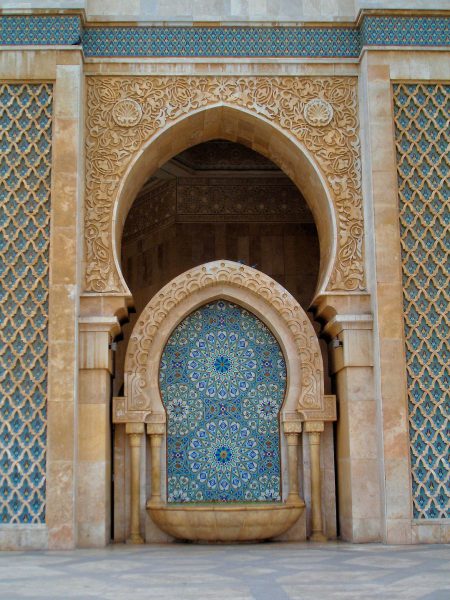 Zellij Artwork at Hassan II Mosque in Casablanca, Morocco - Encircle Photos
