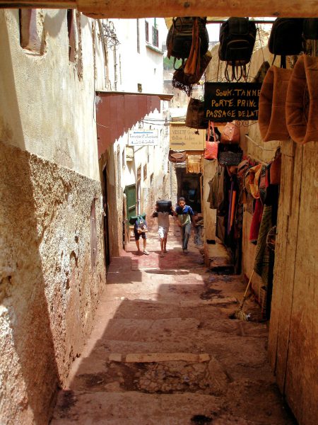 Small Alley in Fes el Bali at Fez, Morocco - Encircle Photos