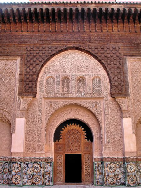 Medersa Ben Youssef Main Courtyard in Marrakech, Morocco - Encircle Photos