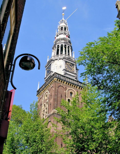 Oude Kerk Bell Tower in Amsterdam, Netherlands - Encircle Photos