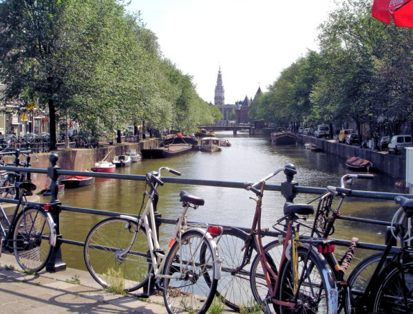 Zuiderkerk from Groenburgwal Canal in Amsterdam, Netherlands - Encircle Photos