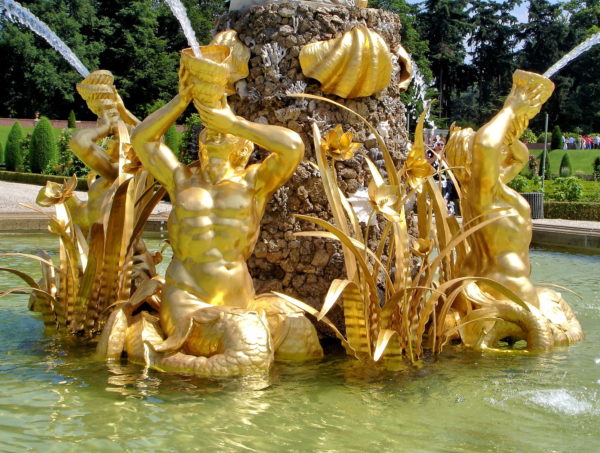 Mermen on Venus Fountain at Het Loo Palace in Apeldoorn, Netherlands - Encircle Photos