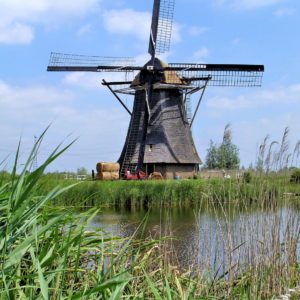 Overwaard Museum Mill in Kinderdijk, Netherlands - Encircle Photos