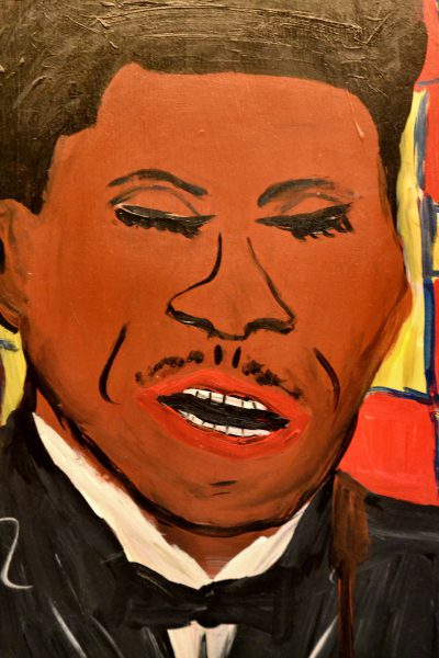 B.B. King Stylized Painting from Faces on the Strip at Las Vegas, Nevada - Encircle Photos