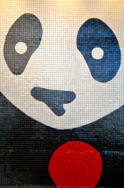 Panda Express Restaurant Panda Bear from Faces on the Strip at Las Vegas, Nevada - Encircle Photos