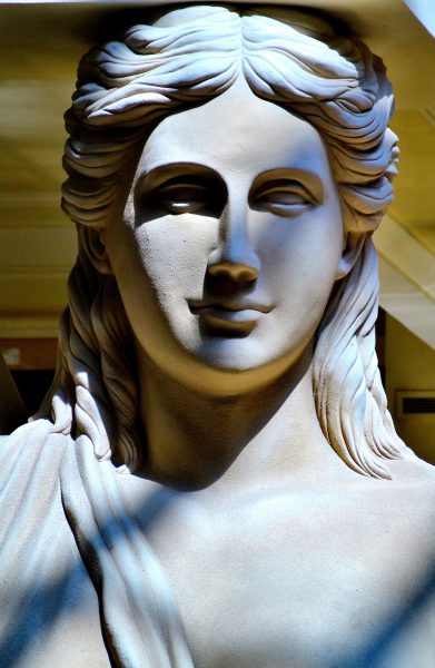 Roman Woman Caryatid Pillar from Faces on the Strip at Las Vegas, Nevada - Encircle Photos