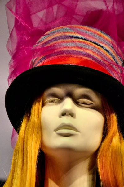Woman Mannequin with Red Hat from Faces on the Strip at Las Vegas, Nevada - Encircle Photos