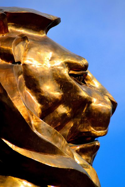 Leo MGM Lion Bronze Statue from Faces on the Strip at Las Vegas, Nevada - Encircle Photos