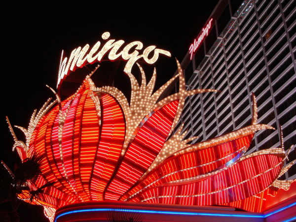 Classic Neon Sign at Flamingo in Las Vegas, Nevada - Encircle Photos